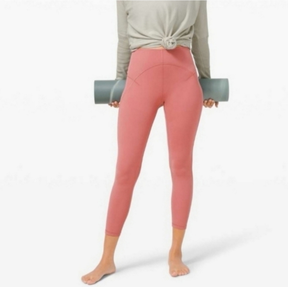 Lululemon s6 pink mint condition high rise Brier rose leggings
